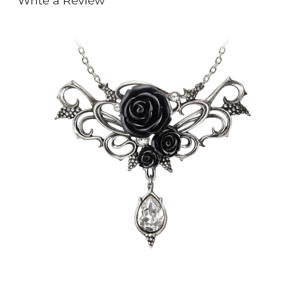 Alchemy England Bacchanal Rose Crystal Necklace